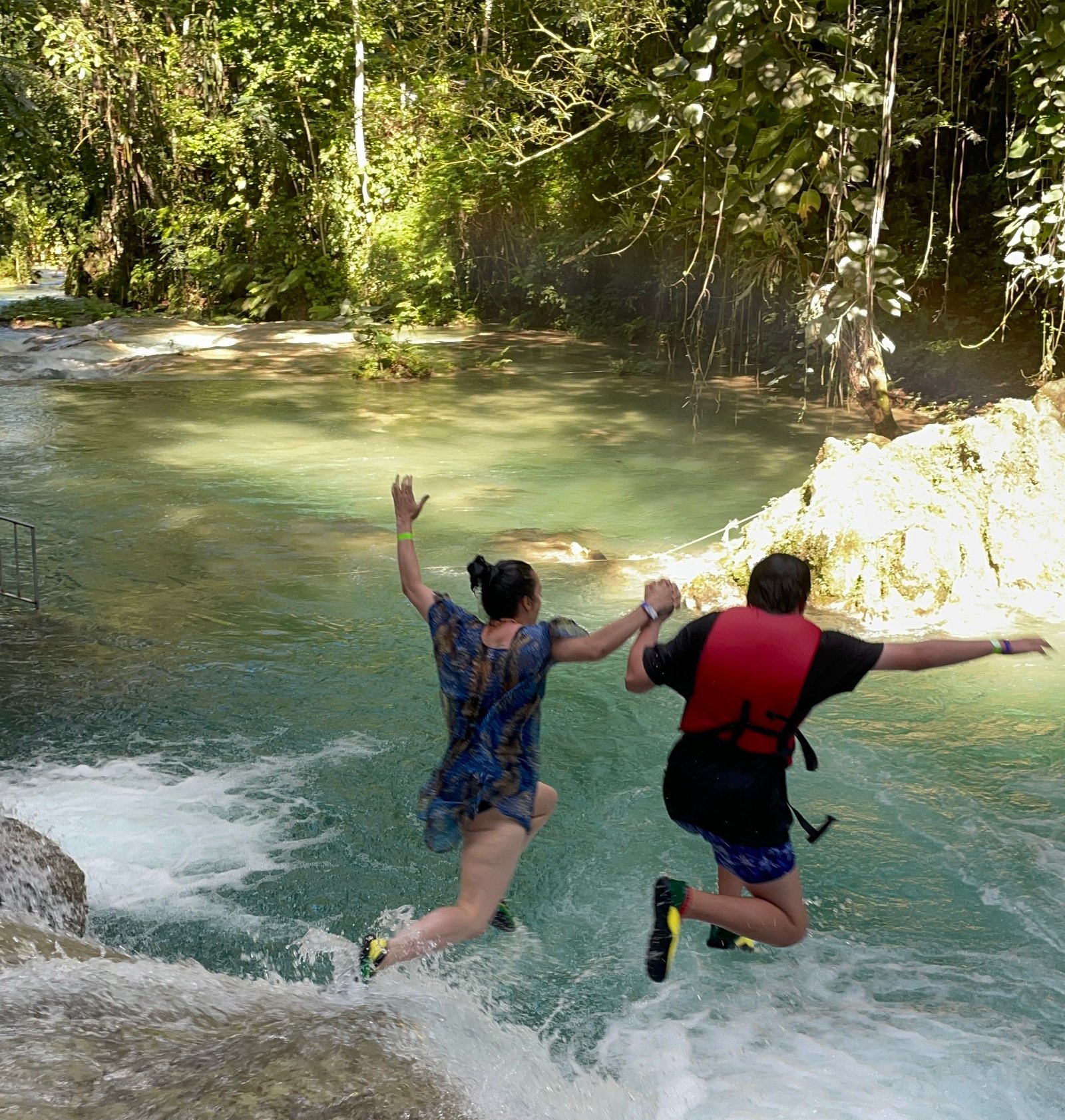 Blue Hole Ocho Rios Brooks Tours Jamaica